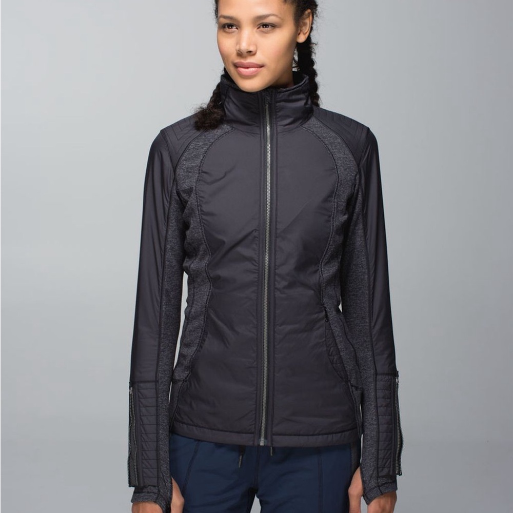 Lululemon Black Quilted Jacket
